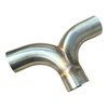 2.25 inch 57mm Exhaust Seagull Y Pipe 304 Stainless Steel T Piece