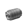 63mm x 150mm Soft Superflex Interlock Weld On 304 Stainless Steel Exhaust Flexi Tube Pipe