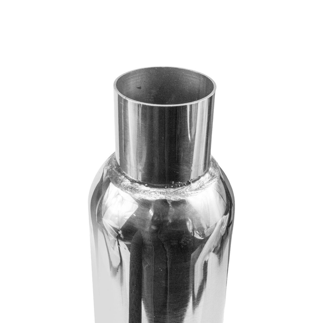 Nickson 2-1/2 Inch Inlet 18 Gauge Aluminized Steel Exhaust Resonator Pipe Nickson 2-1/2 Inch Inlet 18 Gauge Aluminized Steel Exhaust Resonator Pipe