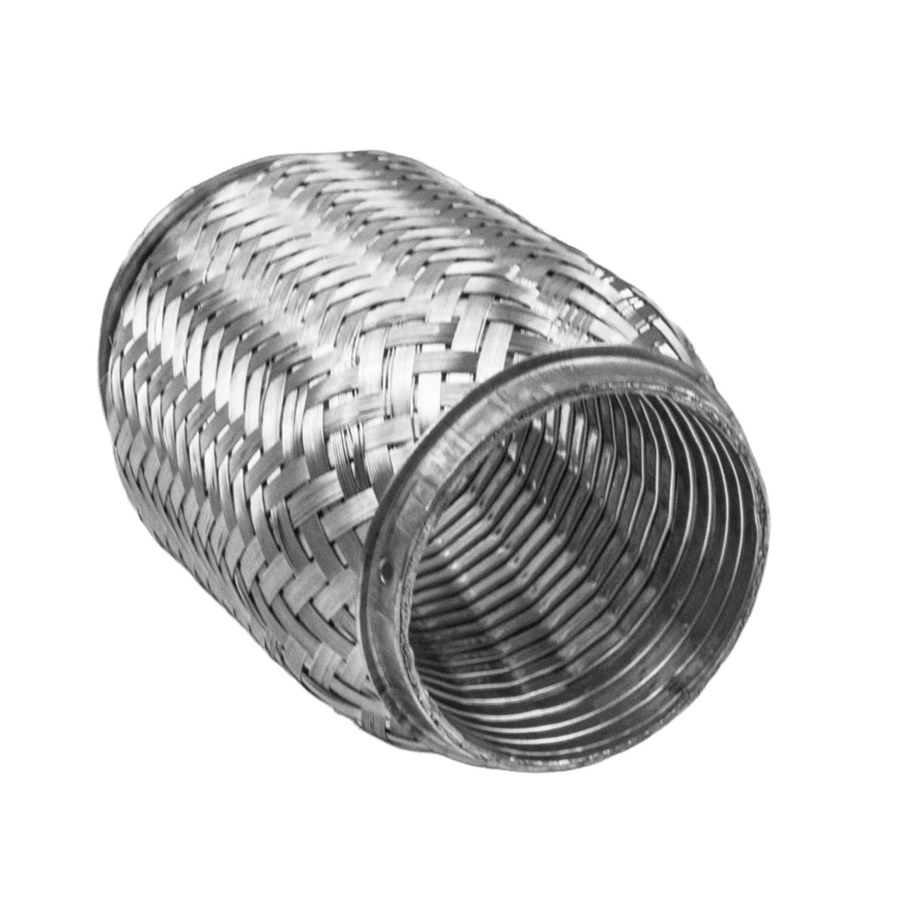 Universal Front Exhaust Flex Pipe Tube 75mm Stainless Steel Mesh 45x48x55  400MM