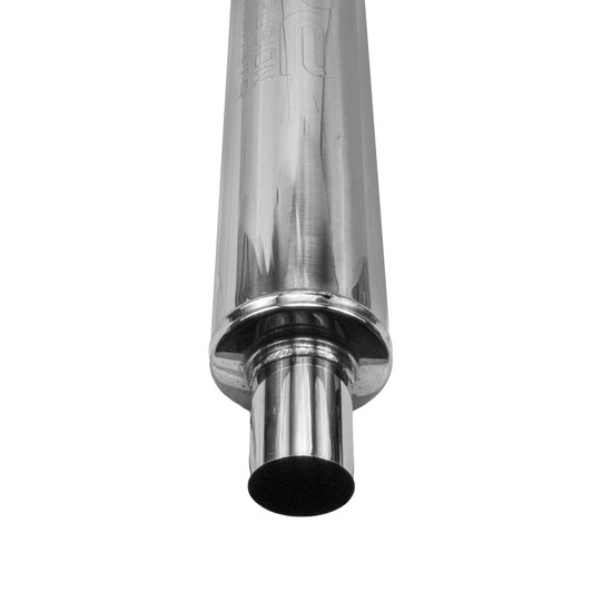 2" 51mm 4" Round x 22" Profusion 304 Stainless Steel Exhaust Silencer Resonator