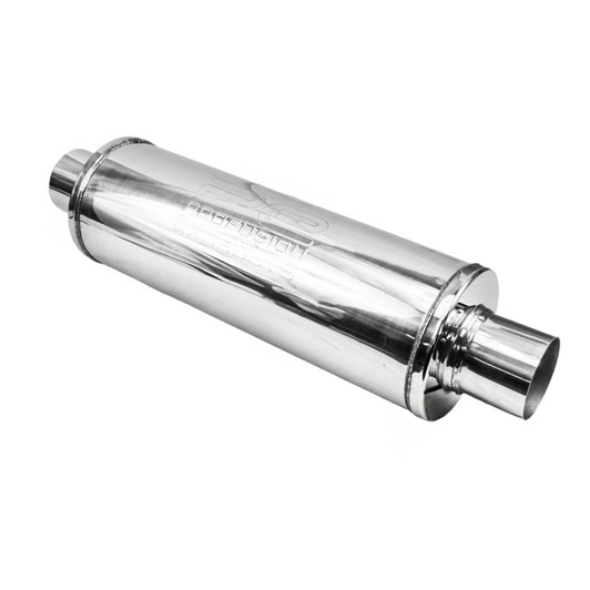 3" 76mm 6" Round x 18" Profusion 304 Stainless Steel Exhaust Silencer Muffler