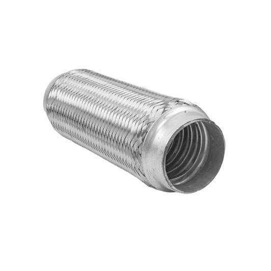 2 Inch Stainless Steel Exhaust Flexi Pipe Repair Tube - 51mm - Clamp On - Turborevs