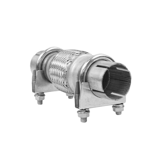 51mm x 200mm Clamp On Exhaust Flexible Joint Repair Flexi Pipe tube Flex