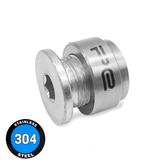 304 Stainless Steel Exhaust Lambda boss Nut Weldon M18 x 1.5 O2 Oxygen