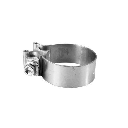 Macddy Exhaust Pipe Clamp Stainless Steel 2.5 Inch 63MM Clamp Exhaust Pipe Clamp 2.5 Butt Joint Stainless Steel Exhaust Sleeve Clamp Band 