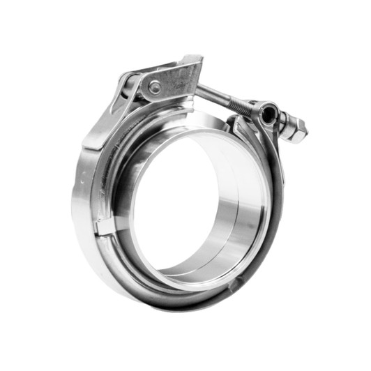 2.5" Inch 63mm Profusion 304 Stainless Steel V-Band Clamp Kit M/F Quick Release