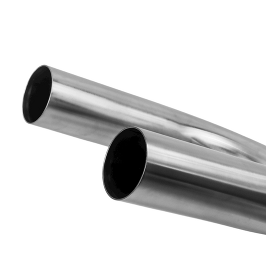 Bent exhaust tube 180° 2,5 SS (63mm)