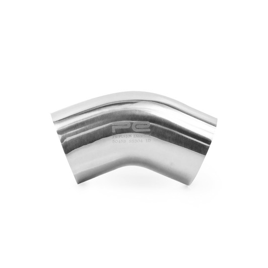 1.75 inch 44.5mm x 180 Degree Mandrel Exhaust Bend T304 Steel 1.5D 1.2mm Wall | UK