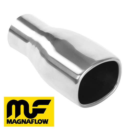 3" x 3.5" inch Square 304 Stainless MagnaFlow Exhaust Tip 35157