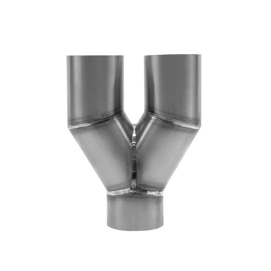 2.5 inch 63mm Exhaust Y Pipe 304 Stainless Steel Y Piece