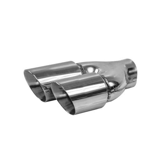 3inch Round Slash Cut Mirror Polished 304 Stainless Steel Exhaust Tip  - PE35061R