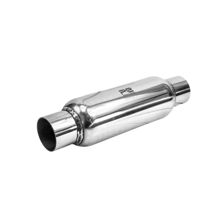 2.5" 63mm 3.5" Round x 9" Profusion 304 Stainless Exhaust Silencer Resonator
