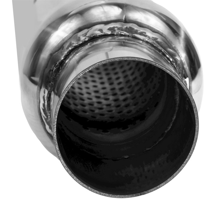 2.5" 63mm 3.5" Round x 9" Profusion 304 Stainless Exhaust Silencer Resonator