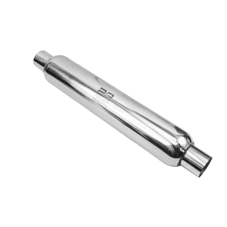 2" 51mm 3.5" Round 22" Profusion 304 Stainless Steel Exhaust Silencer Resonator