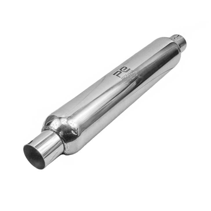 3" 76mm 3.5" Round 18" Profusion 304 Stainless Steel Exhaust Silencer Resonator