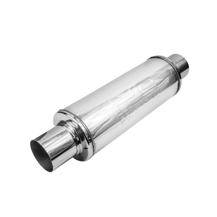 3" 76mm 5" Round x 14" Profusion 304 Stainless Steel Exhaust Silencer Resonator