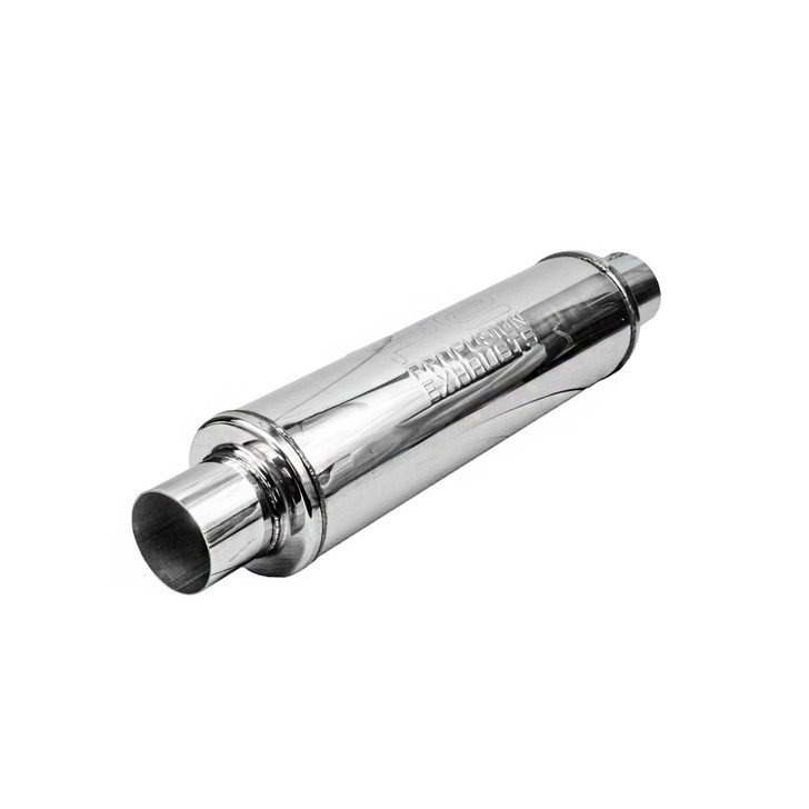 3" 76mm 5" Round x 18" Profusion 304 Stainless Steel Exhaust Silencer Resonator
