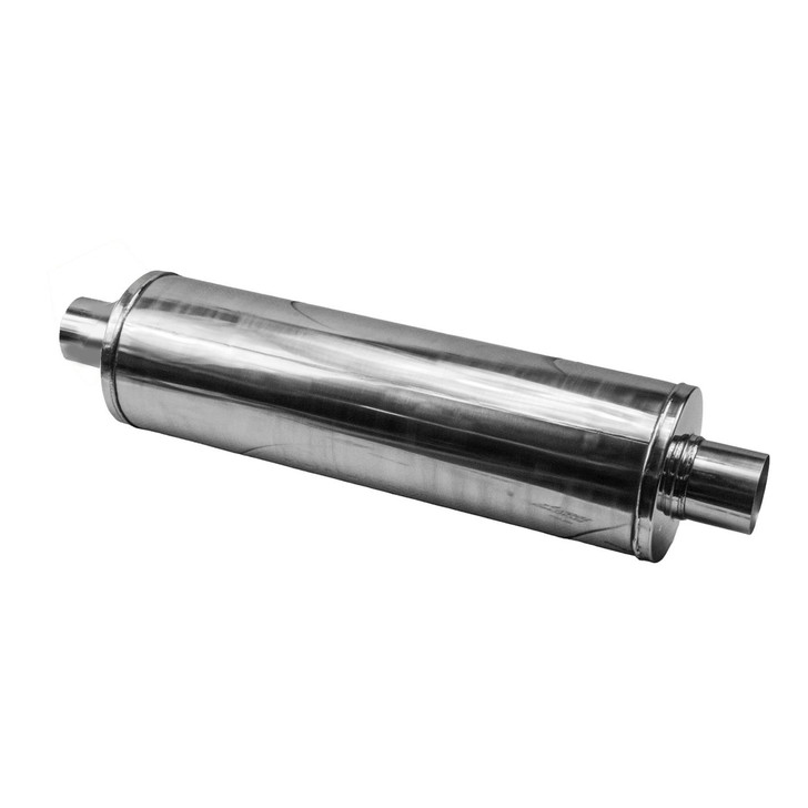 4" 101mm 7" Round x 30" Profusion 304 Stainless Steel Exhaust Silencer Muffler