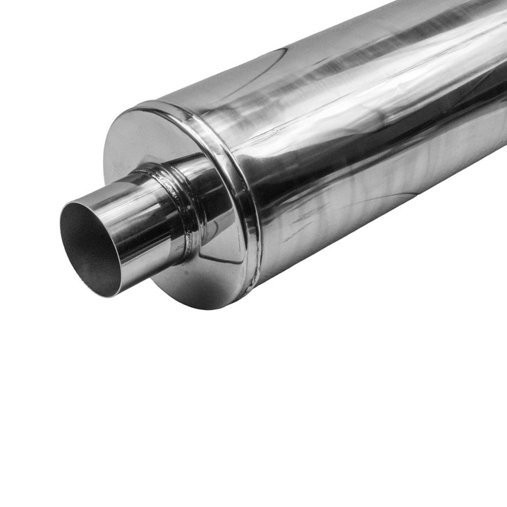 5" 127mm 7" Round x 24" Profusion 304 Stainless Steel Exhaust Silencer Muffler