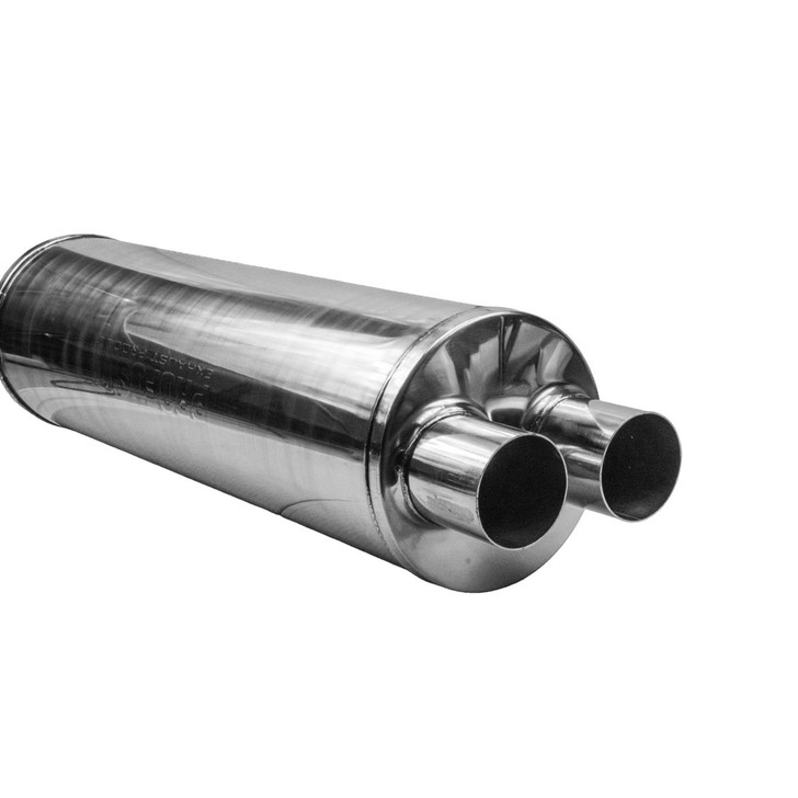 3" 76mm 7" Round x 24" S/D Profusion 304 Stainless Steel Exhaust Silencer