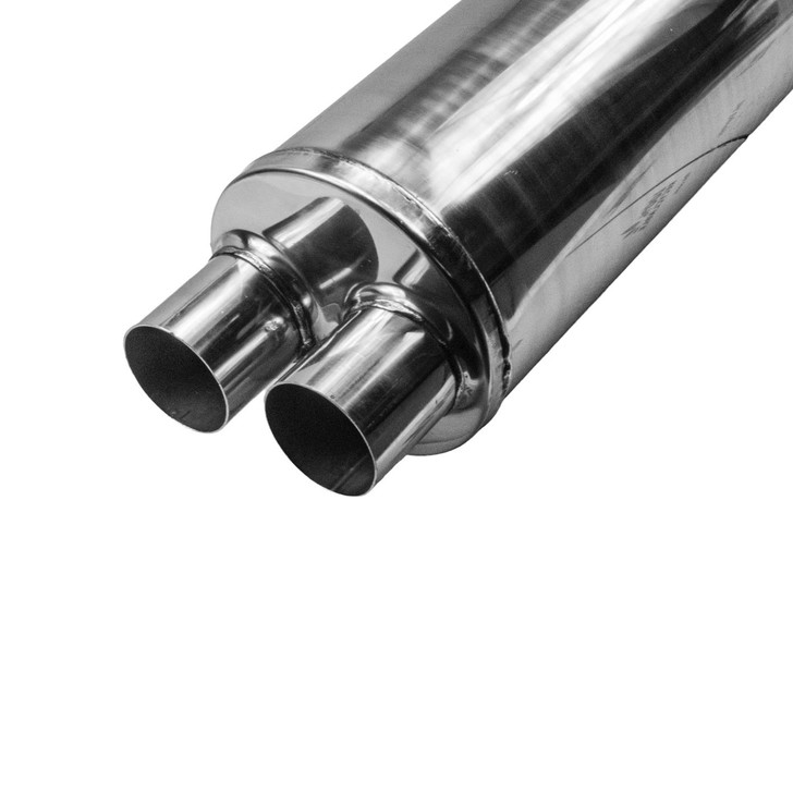 3" 76mm 7" Round x 24" S/D Profusion 304 Stainless Steel Exhaust Silencer