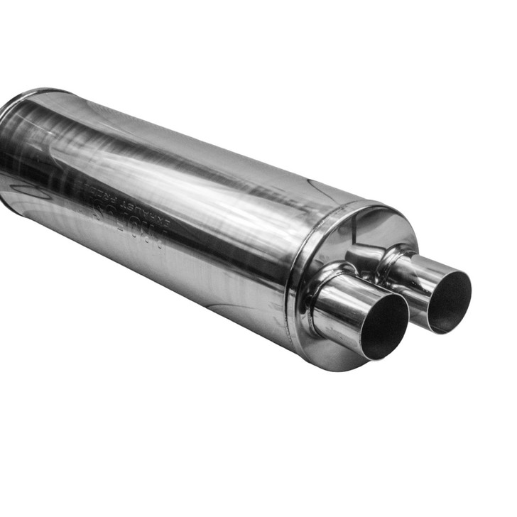 3" 76mm 7" Round x 24" S/D Profusion 304 Stainless Steel Exhaust Silencer