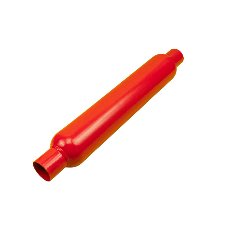 2" 51mm 3.5" Round x 18" Pro Bomb Glass Pack Exhaust Silencer Cherry Red