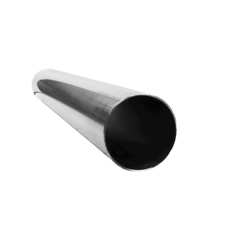 50.8mm OD x 1000mm x 1.5mm 304 Stainless Steel Length Exhaust Pipe Tube - T50115