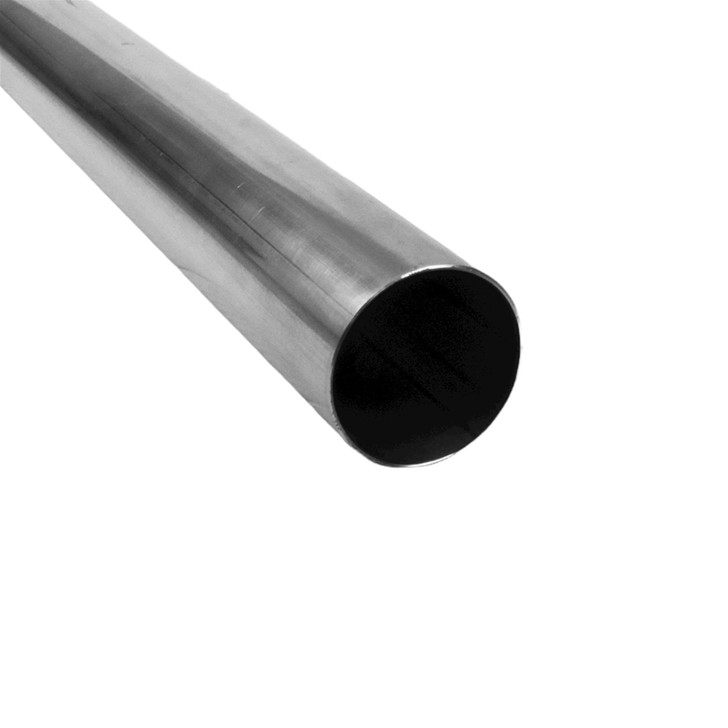 88.9mm OD x 1000mm x 1.5mm 304 Stainless Steel Length Exhaust Pipe Tube - T89115