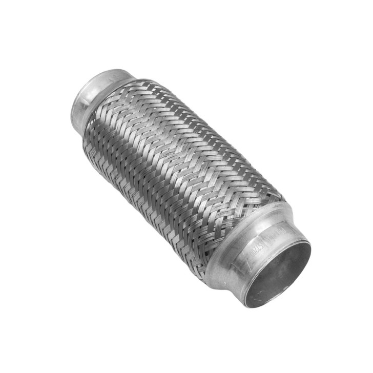 57mm x 200mm Weld On Stainless Steel Exhaust Joint Repair Flexi Tube Pipe