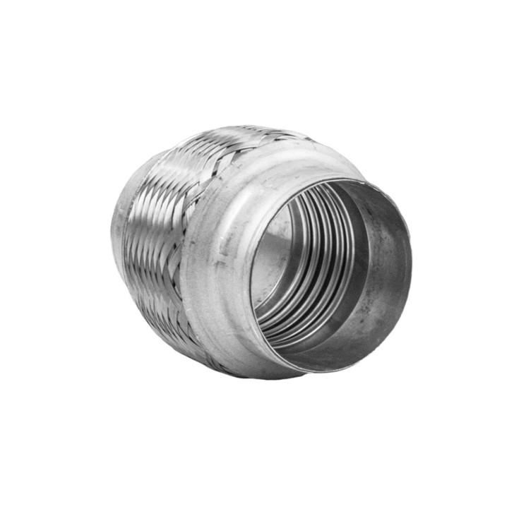 63mm x 100mm Weld On Stainless Steel Exhaust Joint Repair Flexi Tube Pipe