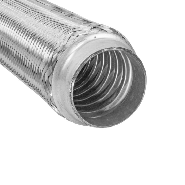 63mm x 200mm Weld On Stainless Steel Exhaust Joint Repair Flexi Tube Pipe