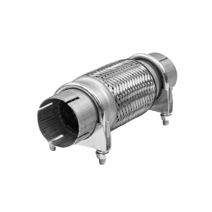 63mm x 250mm Clamp On Exhaust Flexible Joint Repair Flexi Pipe tube Flex