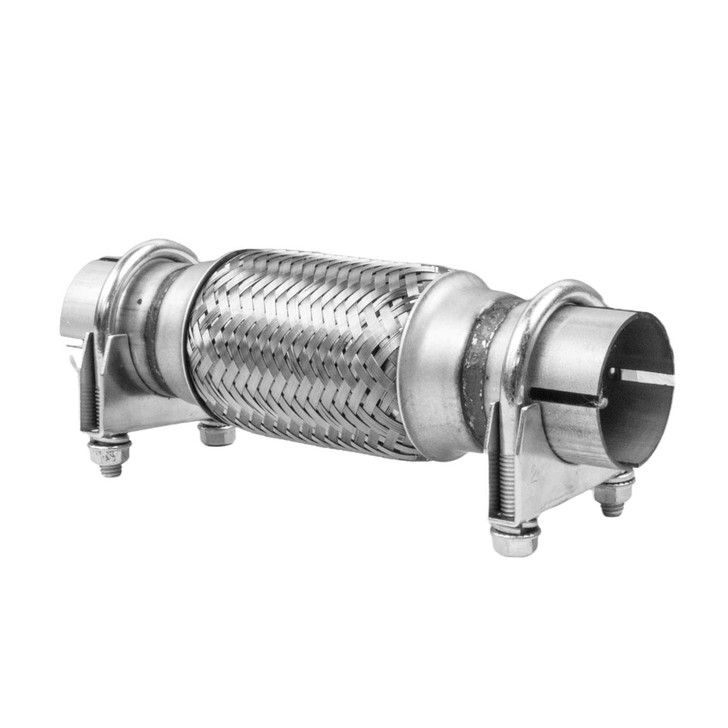 45mm x 250mm Clamp On Exhaust Flexible Joint Repair Flexi Pipe tube Flex
