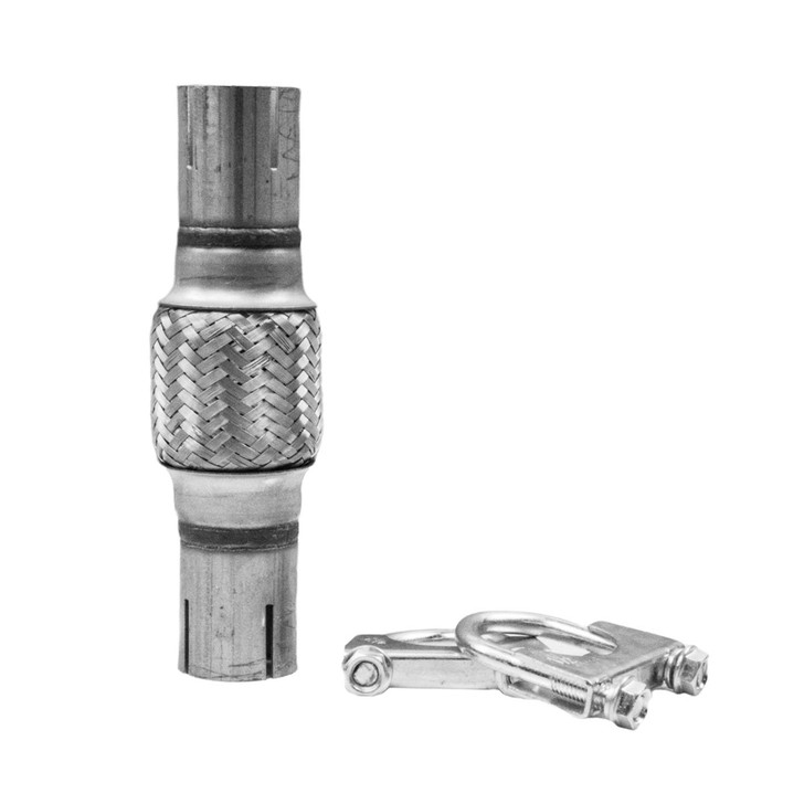 38mm x 200mm Clamp On Exhaust Flexible Joint Repair Flexi Pipe tube Flex