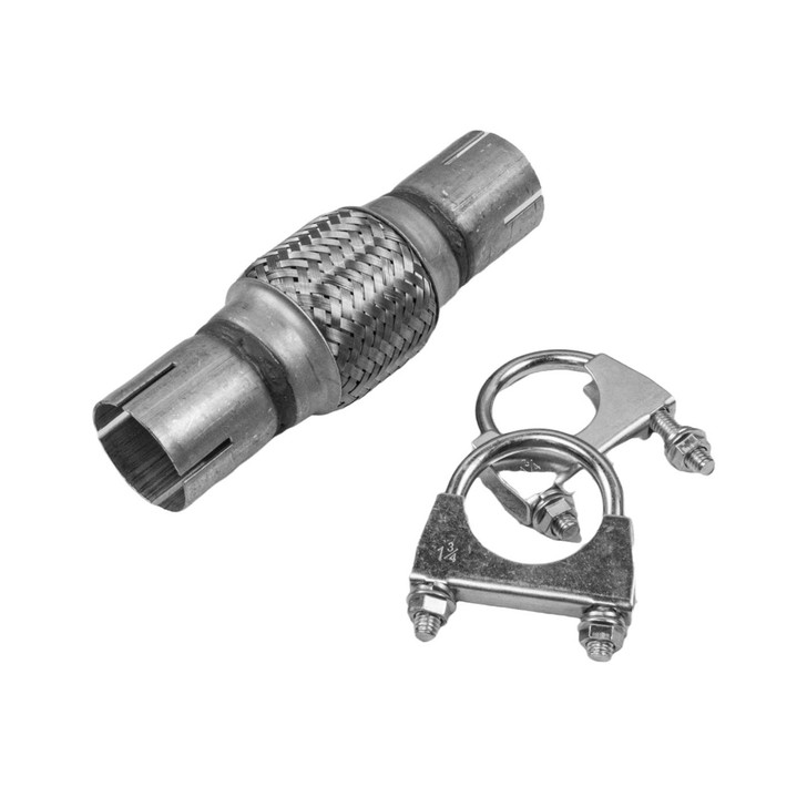 45mm x 200mm Clamp On Exhaust Flexible Joint Repair Flexi Pipe tube Flex