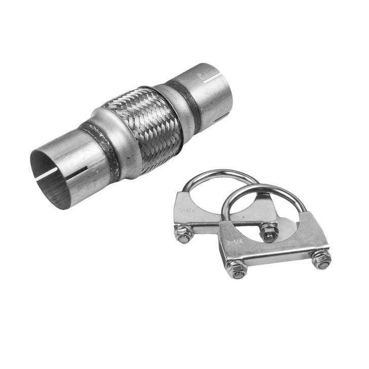 57mm x 200mm Clamp On Exhaust Flexible Joint Repair Flexi Pipe tube Flex