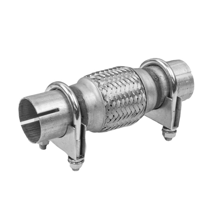 51mm x 200mm Clamp On Exhaust Flexible Joint Repair Flexi Pipe tube Flex