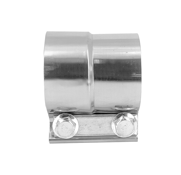 3" 76mm 304 Stainless Steel Lap Joint Exhaust Band Coupler Sleeve Clamp