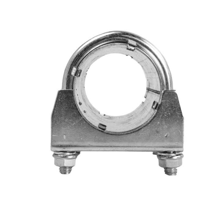 2.17" 55mm 304 Stainless Steel Clamp Exhaust Pipe Joiner Connector Sleeve Repair