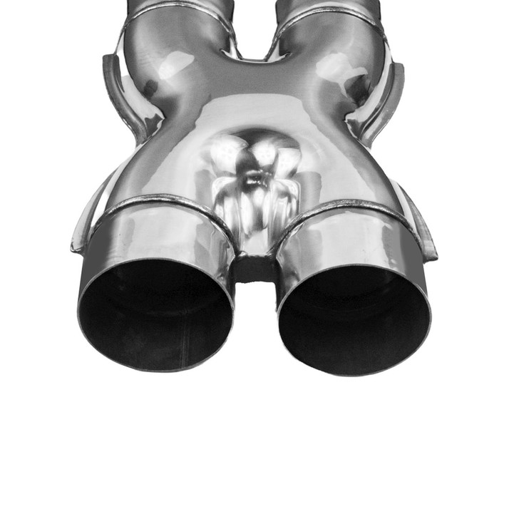 3 INCH 76MM PROFUSION STAINLESS STEEL X- PIPE CROSSOVER EXHAUST