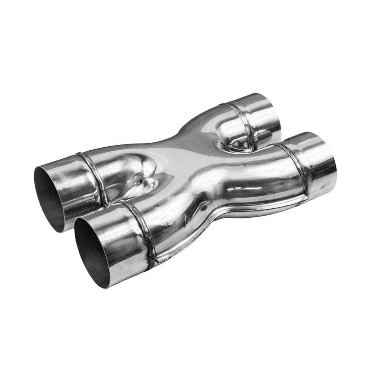3 INCH 76MM PROFUSION STAINLESS STEEL X- PIPE CROSSOVER EXHAUST