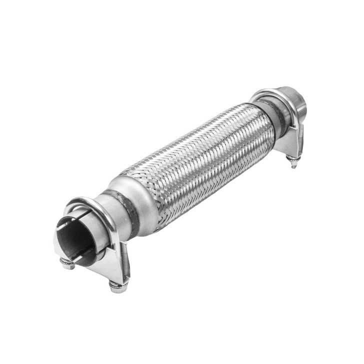 45mm x 350mm Clamp On Exhaust Flexible Joint Repair Flexi Pipe tube Flex