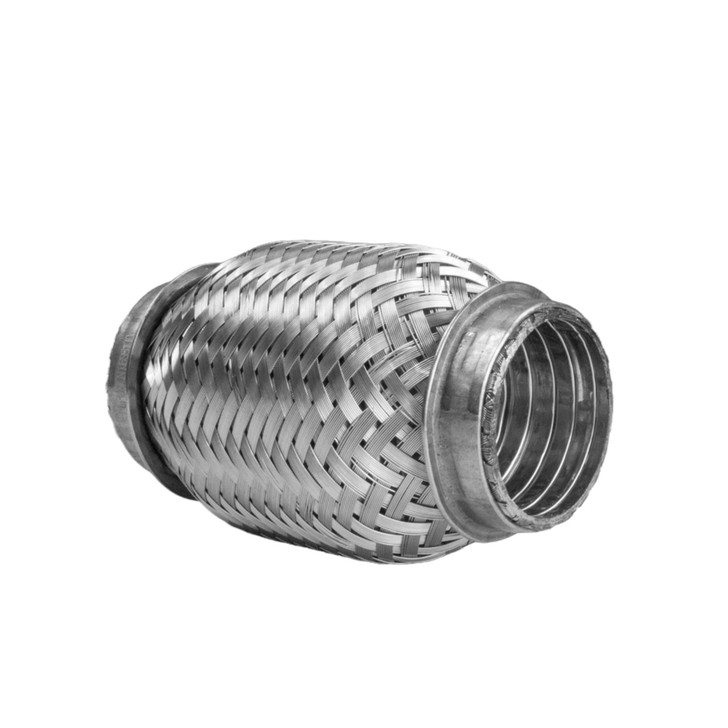 38mm x 100mm Interlock Weld On 304 Stainless Steel Exhaust Turbo Flexi Tube Pipe