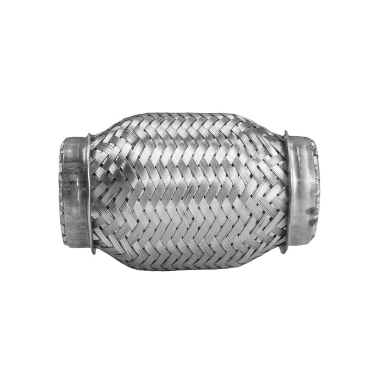 38mm x 100mm Interlock Weld On 304 Stainless Steel Exhaust Turbo Flexi Tube Pipe