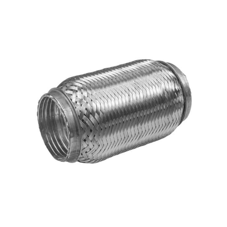 63mm x 150mm Interlock Weld On 304 Stainless Steel Exhaust Turbo Flexi Tube Pipe