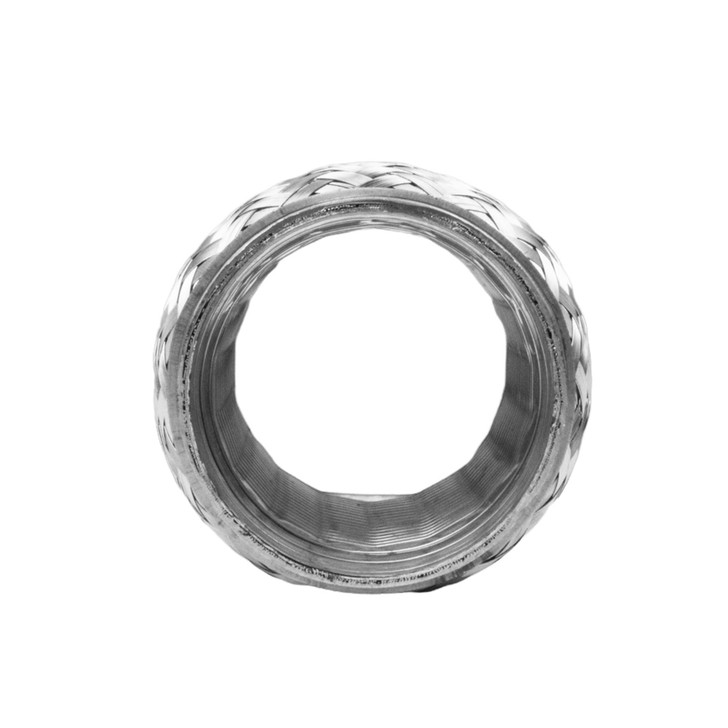 89mm x 150mm Interlock Weld On 304 Stainless Steel Exhaust Turbo Flexi Tube Pipe