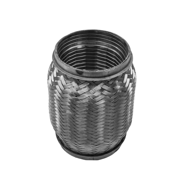 89mm x 150mm Interlock Weld On 304 Stainless Steel Exhaust Turbo Flexi Tube Pipe