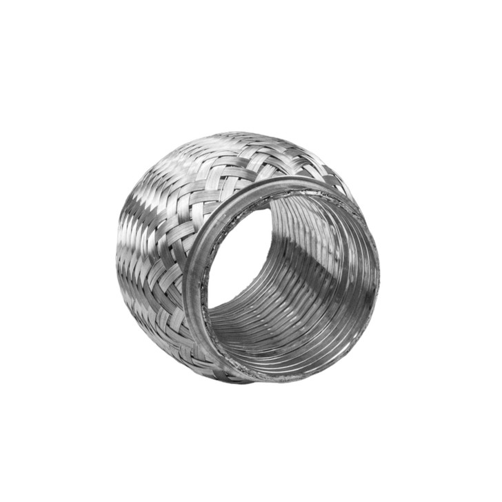 76mm x 100mm Interlock Weld On 304 Stainless Steel Exhaust Turbo Flexi Tube Pipe